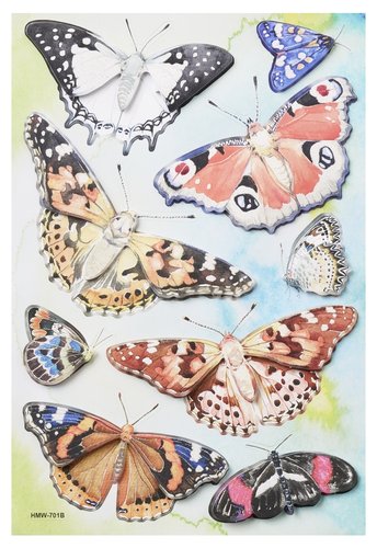 Hobbyfun 3D-Sticker Schmetterling I