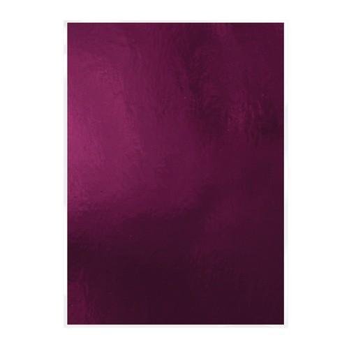Tonic Studios Spiegelkarton - glänzend - midnight plum 5 Blatt A4