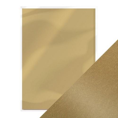 Tonic Studios pearlescent Karton - majestic gold 5 Blatt A4