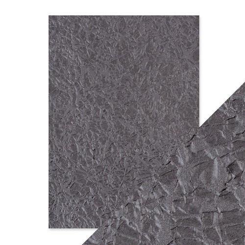 Tonic Studios embossed paper Din A4 5 Blatt crushed metal Handmade from Cotton