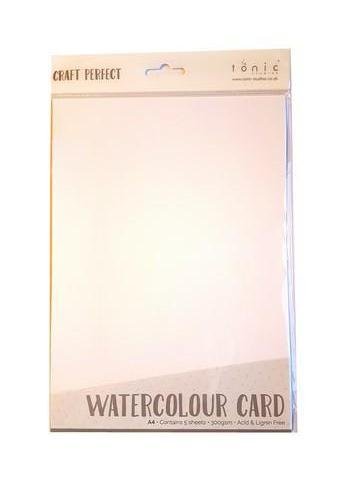 Tonic Studios Craft Perfect - Watercolour card 5 Bogen Din A4 300g/m²