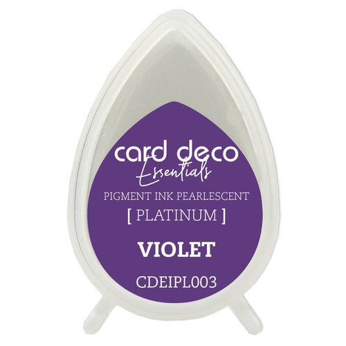Card Deco Essentials Stempelkissen Fast-Drying Pigment Ink Pearlescent Violet