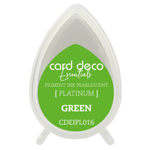 Card Deco Essentials Stempelkissen Fast-Drying Pigment Ink Pearlescent Green