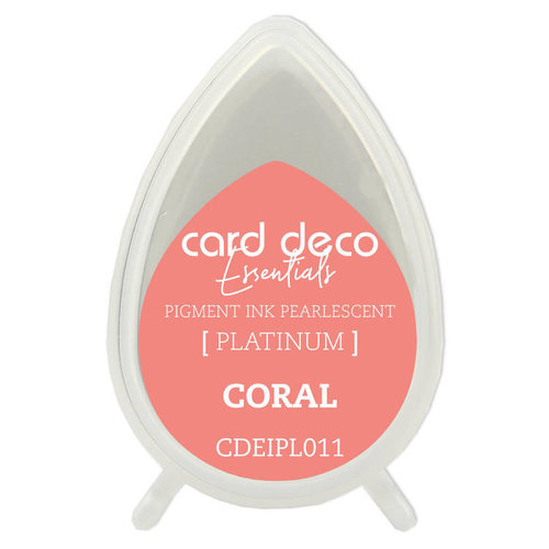Card Deco Essentials Stempelkissen Fast-Drying Pigment Ink Pearlescent Coral