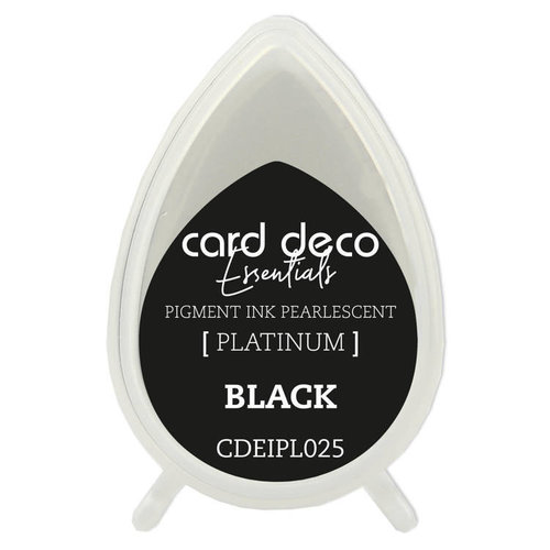 Card Deco Essentials Stempelkissen Fast-Drying Pigment Ink Pearlescent Black