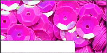 3.000 Pailletten gewölbt pink-irisierend 6mm Durchmesser