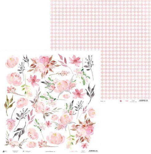 Piatek13 - Designpapier Love in Bloom 07 12x12" (30,48x30,48cm)