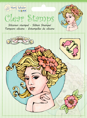 Marij Rahder Clear Stamps Jugendstil 4-teilig