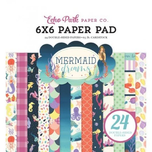 Echo Park Mermaid Dreams 6x6" Paper Pad 24 Blatt