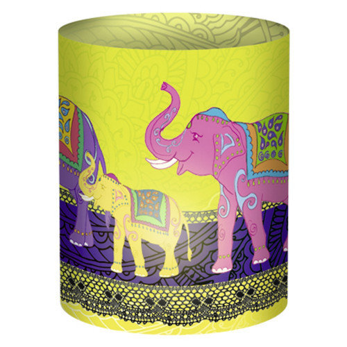 Ursus 5 Tischlichter "Ambiente" orientalische Elefanten