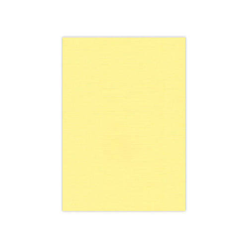 10 Blatt Leinenkarton gelb Format Din A4  250g/m²