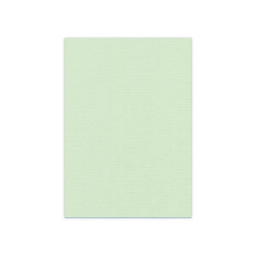 10 Blatt Leinenkarton  pastellgrün Format Din A4  250g/m²
