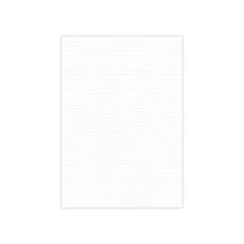 10 Blatt Leinenkarton weiss Format 13,5x27cm für quadratische Karten  250g/m²