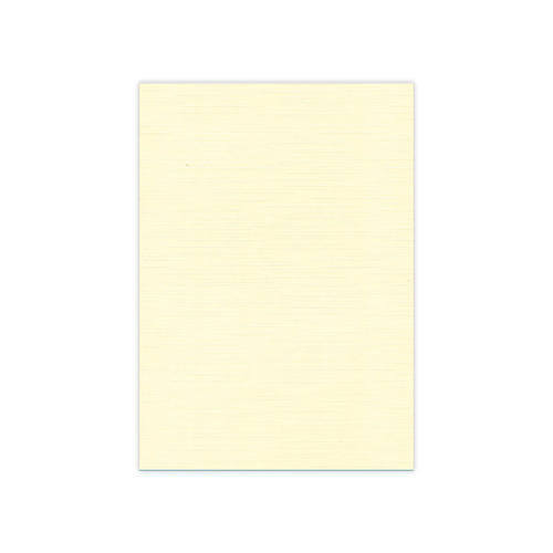 10 Blatt Leinenkarton creme Format 13,5x27cm für quadratische Karten  250g/m²