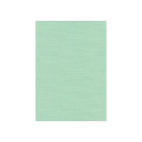 10 Blatt Leinenkarton mint Format 13,5x27cm für quadratische Karten  250g/m²