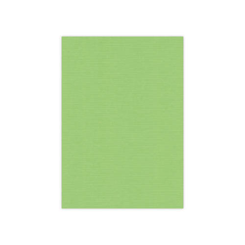 10 Blatt Leinenkarton hellgrün Format 13,5x27cm für quadratische Karten  250g/m²