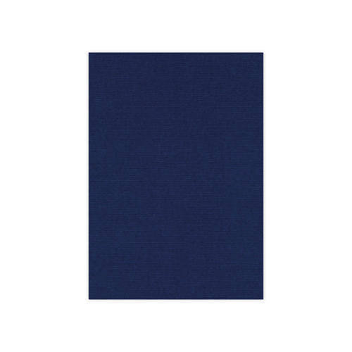 10 Blatt Leinenkarton dunkelblau Format 13,5x27cm für quadratische Karten  250g/m²