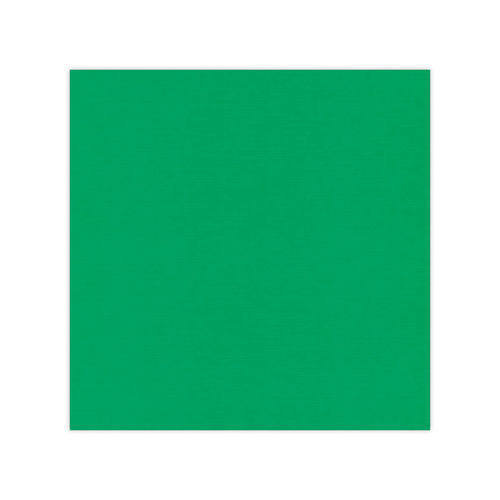 10 Blatt Leinenkarton saftgrün Scrapbookingformat 12x12" (30,48x30,48cm)  250g/m²