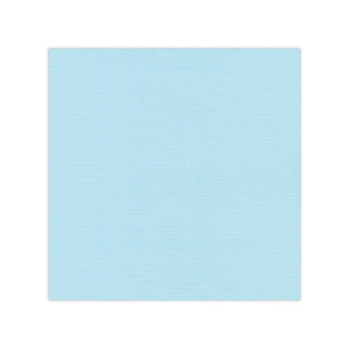 10 Blatt Leinenkarton pastellblau Scrapbookingformat 12x12" (30,48x30,48cm)  250g/m²